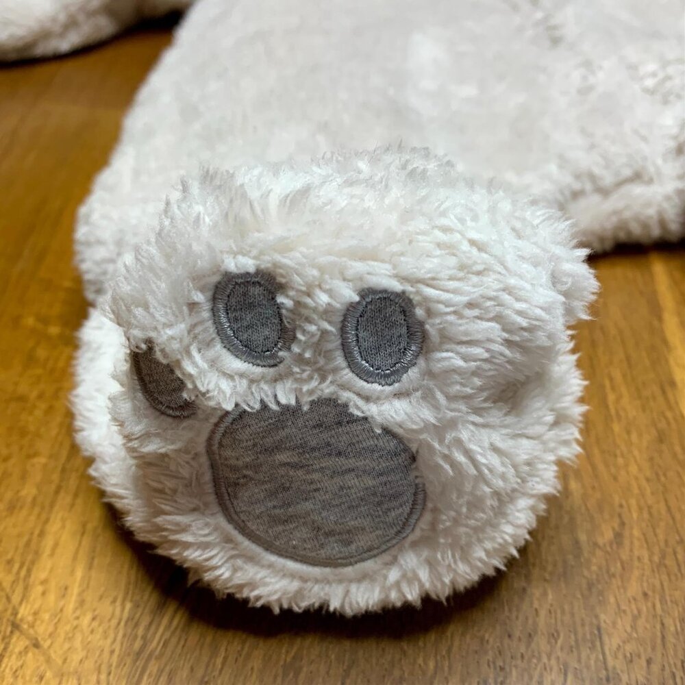 JOJO MAMAN BEBE Mocha Bear Snowsuit 0-3 months Baby Infant Bunting Fleece Romper - Picture 9 of 12